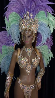 a mannequin dressed in an elaborate costume