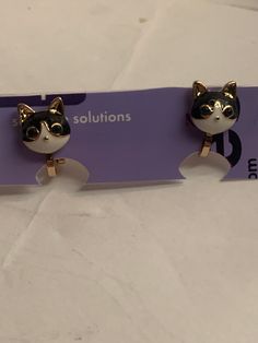 KITTEN/CAT Stud Earrings by Claire's Kitten Earrings, Cat Stud Earrings, Cat Earrings Studs, Cute Kitten, Kitten Cat, Holiday Deals, Kittens Cutest, Jewelry Earrings Studs, Cats And Kittens