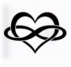 Infinity Heart Temporary Tattoo - HWC LLC Infinite Love, Temporary Tattoo, Knot, White