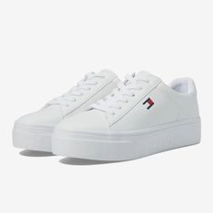 Tommy Hilfiger Platform Sneakers Size 11 New Without Box Tommy Hilfiger Sneakers For Spring, Tommy Hilfiger Lace-up Sneakers For Spring, Tommy Hilfiger Lace-up Sneakers, Trendy Tommy Hilfiger Sneakers For Spring, Tommy Hilfiger White Lace-up Sneakers, White Lace-up Tommy Hilfiger Sneakers, Casual White Tommy Hilfiger Sneakers, White Casual Tommy Hilfiger Sneakers, Tommy Hilfiger Round Toe Sneakers For Spring