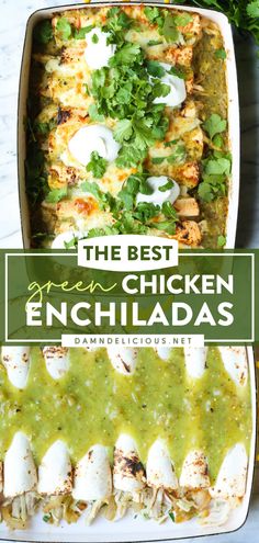 GREEN CHICKEN ENCHILADAS Dinner Ideas Enchiladas, Chicken Vegetable Enchiladas, Verde Enchiladas Chicken, Meals That Make Good Leftovers, Things To Do With Rotisserie Chicken, Rotisserie Chicken Dinner Ideas, Chicken Verde Enchiladas, Green Enchiladas Chicken, Rotisserie Chicken Meals