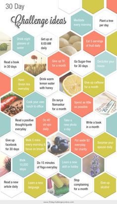 the 30 day challenge for healthy eating