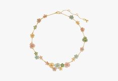 Fleurette Statement Necklace | Kate Spade New York Affordable Kate Spade Statement Jewelry, Kate Space Necklace, Buy Yourself Flowers, Spade Necklace, Jewelry Wishlist, Kate Spade Necklace, Flower Packaging, Dreamy Room, Keep It Classy