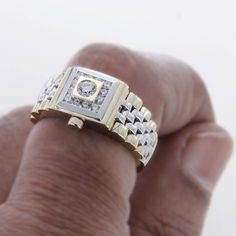 Halo Diamond Ring Round, Mens Fashion Watches, Unique Diamond Rings, Round Diamond Ring, Dream Gift, Handmade Jewelry Gift, Mens Band, Unique Handmade Jewelry