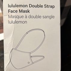 Lululemon New Double Strap Dark Greenish Charcoal Face Mask Man Cold, Charcoal Face Mask, Face Mask Black, Mens Lululemon, Lululemon Men, Face Masks, Lululemon Athletica, Face Mask, Mens Accessories