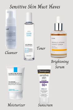 Skin Must Haves, Sensitive Skin Routine, Sensitive Skin Serum, Skin Care Hyperpigmentation, Sensitive Skin Care Routine, Best Face Serum, Skin Facts, Oily Sensitive Skin