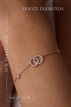 Round Diamond Bracelet, Love And Connection, Circle Diamond, Eternal Love, A Mother