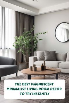 the best magnificent minimalist living room decor to try instantly