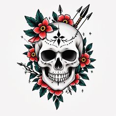 Tattoo Sketch, Neo Traditional, Tattoos Ideas, Tattoo Flash, Tattoo Sketches, Flash Tattoo, Food Truck, Skull Tattoo, App Design