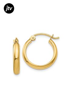 14k yellow gold round tube hoop earrings. Measure approximately 1/2"L x 1/8"W and have saddleback backings. Tube Hoop Earrings, Ring Spacer, School Jewelry, Popular Jewelry, Womens Glasses, Jewelry Maker, Turquoise Jewelry, Jewelry Making Beads, Earring Necklace