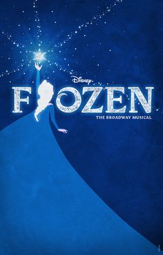 the poster for disney's upcoming animated film, frozen