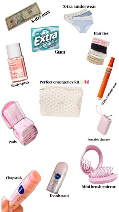 Teen Emergency Kit For School, School Emergency Kit For Girls Highschool, Emergency Kits For Girls For School, Teen Girl School Emergency Kit, Girls Emergency Bag For School