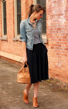 Casual Chique Stijl, Chique Outfit, Casual Chic Outfits, Fall Fashion Skirts, Outfits 2016, Young Professional, Casual Chic Outfit