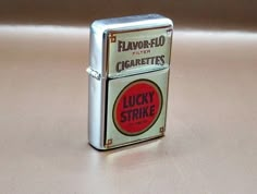 Vintage Golden Lucky Strike Cigarette Flip Top lighter Handicraft Windproof Petrol Gasoline Cigars Cigarettes Refilled Retro Style Lighters https://www.etsy.com/listing/1441939743/vintage-golden-lucky-strike-cigarette Mảlboro Wallpaper, Lighter Aesthetic, Zippo Collection, Vintage Lighter, Mid Century Light, Lighter Case, Bubble Lights