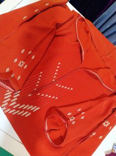 Red Leather Jacket, Red Leather, Leather Jacket, Embroidery