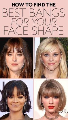 Oval Face Bangs, Best Bangs, Bangs For Round Face, How To Cut Bangs, Face Shape Hairstyles, Fall Hair Color For Brunettes, Oval Face Shapes, Fringe Hairstyles