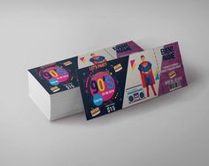 the front and back side of a business card with an image of superman on it