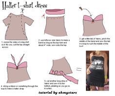 the instructions for how to sew an off shoulder dress