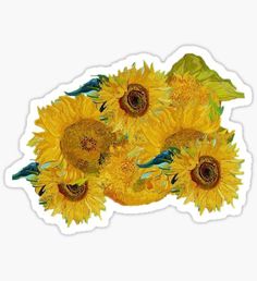 a bunch of sunflowers sitting on top of each other