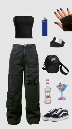 Alt Style Outfit, Cute Everyday Outfits, Teenage Fashion Outfits, Edgy Outfits, Casual Style Outfits, Teen Fashion Outfits