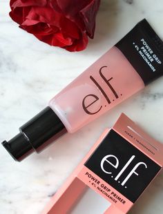 From the new elf Power Grip primer with Niacinamide to Pacifica’s tinted mineral sunscreen, here are some of the latest drugstore delights you need to check out! Elf Pink Primer, Elf Primer Aesthetic, Elf Sunscreen, Primer Elf, Tinted Mineral Sunscreen, Elf Primer, Beginner Makeup Kit, Drugstore Beauty Products, Elf Products