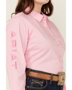 Pink Wrangler, Pink Turquoise, Western Shirt, Western Shirts, Real Women, Kirby, Piece Of Clothing, Button Downs, Button Up