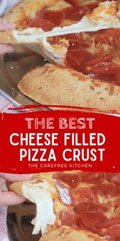 the best cheese filled pizza crust in the carefree kitchen