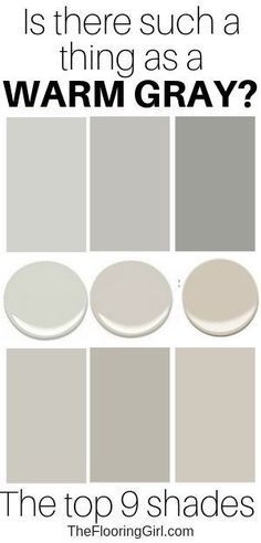 the top 9 shades in this color scheme are warm gray, soft white and light grey