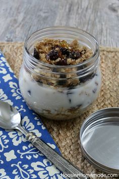 overnight oats starbuck's copycat recipe in a jar