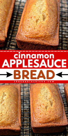 Try this Cinnamon Applesauce Bread. It's a quick bread recipe that is easy to prepare and perfect for your Christmas morning breakfast. It only requires a few ingredients and is oven ready in under 10 minutes. This moist quick bread is so tasty and can be enjoyed as holiday brunch ideas as well, together with your favorite coffee or tea. Cinnamon Applesauce Bread, Holiday Brunch Ideas, Applesauce Bread, Cinnamon Applesauce, Recipes With Yeast, Dessert Breads, Mini Loaves, Beautiful Bread