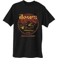 68 Retro Circle (Import) The Doors Jim Morrison, Jim Morrison, Rock T Shirts, Vintage Band, Men Fits, Circle Design, High Quality T Shirts, The Doors, Unisex Shirt