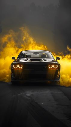 Black Dodge Charger Wallpaper, Dodge Charger Art, Charger Wallpaper, Black Dodge Charger, Charger Art, Dodge Challenger Black, Black Car Wallpaper, Apple Watch Fashion, Android Wallpaper Art