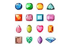 Diamond vector crystal stone and gem or precious gemstone for jewellery illustration crystalline set of jewel or mineral stony crystallization of natural quartz isolated on white background. Jewellery Illustration, Jewel Drawing, Diamond Vector, Jewelry Illustration, Jewelry Design Drawing, Jewelry Drawing, Gem Diamonds