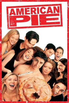 an american pie movie poster with many people