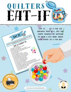 a poster with the words eat if on it