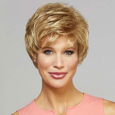 Short Fringe Bangs, Wilshire Wigs, Short Cut Wigs, Fringe Bangs, Gold Blonde, Mens Wigs, Short Fringe, Pixie Styles, Dark Blonde