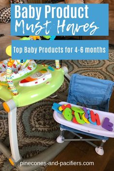 baby product must haves top baby products for 4 - 6 months, including toys