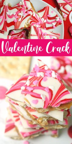 Valentines Cracker Toffee, Valentine’s Day Candy Bark, Valentine Candies Ideas, Valentines Candy Recipes, Valentines Candy Salad, Valentine Bark Candy, Treats For Valentines Day, Valentine Day Treats For Work, Valentine Food Gifts