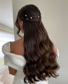 Simple Prom Hair, Prom Hairstyles For Long Hair, בר מצווה, Peinados Fáciles Para Cabello Corto, Easy Hairstyles For Long Hair, Elegant Hairstyles