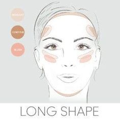 How to Contour & Highlight for Your Face Shape | jane iredale Face Shape Contour, Highlighter And Bronzer, Diamond Face Shape, Face Chart, Diamond Face, Inverted Triangle, Makeup Guide