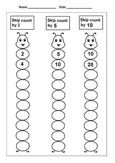 printable worksheet for rounding numbers to 10 and counting the number by 2