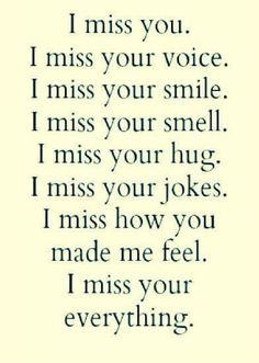 a quote that says miss you i miss your voice