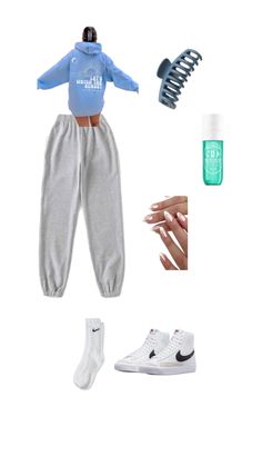 School Shopping Clothes, Outfits For Baddies, Cute Day Outfits, Cute Fits For School, Casual Outfits Comfy, Easy Fits, Airport Fit, At Home Outfits, Shoes And Outfits