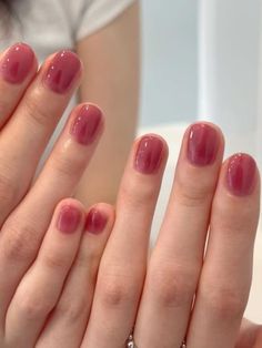 18 Korean Dusty Pink Nails With a Subtle Touch of Glamor | The KA Edit Korean Nail Color, Feminine Short Nails, Pink Russian Manicure, Sheer Pink Nails With Design, Colourful Wedding Nails, Nail Colors For Tanned Skin, Dark Peach Nails, Rosy Pink Nails, Simple Jelly Nails