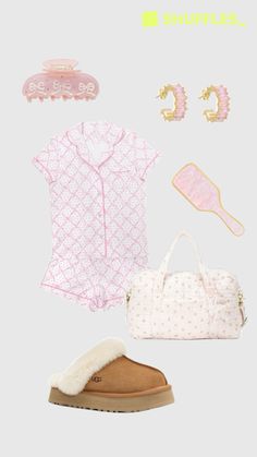 Pajama Fits, Shopping Preppy, Winter Pajama, Pink Shopping, Clean Girl, Outfit Idea, Not Mine, Back To School