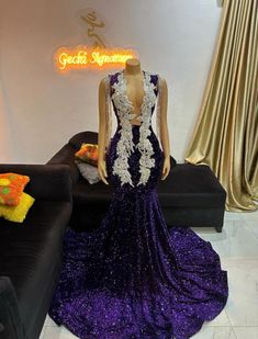 Size: UK - 20 Sequin Dress Prom, Sequin Prom Dresses Long, Party Dress Birthday, Purple Sequin Dress, Prom Dresses Elegant, Stunning Prom Dresses, Wedding Reception Dress, Dress Homecoming, Prom Dresses Modest