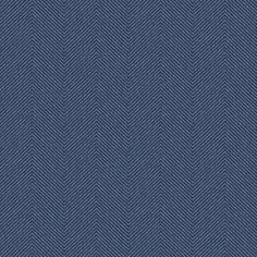 a blue fabric textured with herringbones, suitable for wallpaper or upholstering