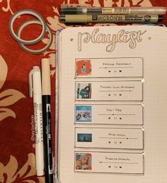 August Playlist, Adventure Book Scrapbook, Romantic Scrapbook, Our Adventure Book, Anniversary Scrapbook, Baby Smile, Bullet Journal Tracker