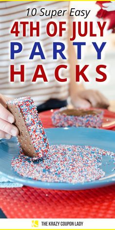 4th Of July Party Ideas, Patriotic Food, Charcoal Grills, Fourth Of July Food, Party Hacks, 4th Of July Celebration