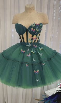 Dress With Butterflies, Pretty Bridesmaid Dresses, Tiered Prom Dress, One Shoulder Prom Dress, Tulle Homecoming Dress, Satin Homecoming Dress, Pink Homecoming Dress, Homecoming Dresses Tight, Wedding Dresses Satin